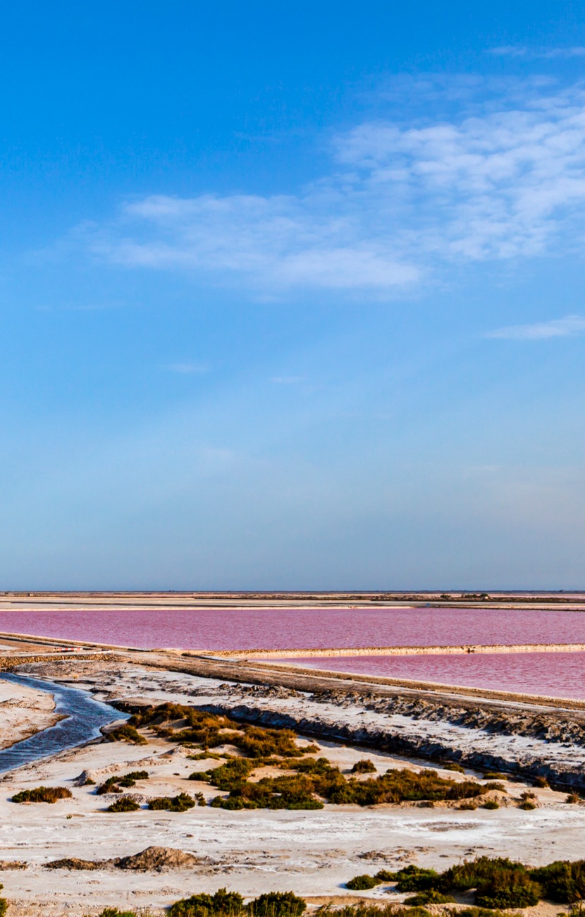 france salt evaporation ponds of salin de giraud camargue picture id1214291994